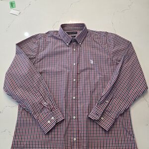 U.S. Polo Assn. Red and Blue Checkered Shirt